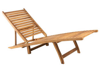 Leżak lite drewno tekowe WM-316151