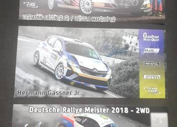 HJS Motorsport-karty z autografami kierowców