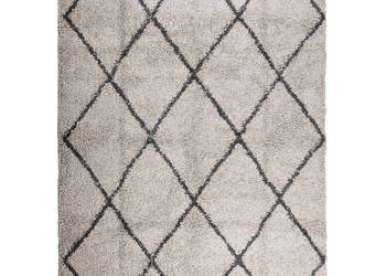 Dywan z długim włosiem PAMPLONA beżowo-antracytowy 200x280 cm WM-375393