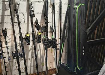 Duży zestaw wędkarski