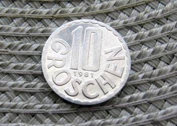 Austria 10 Groszy 1981r