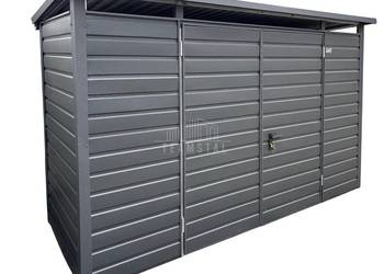 Szafa ogrodowa schowek 3,5x1,5m brama dwuskrzydłowa dach TS1234