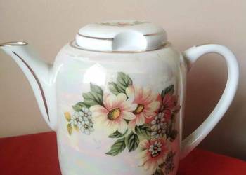 Dzbanek porcelanowy bukiet kwiatów