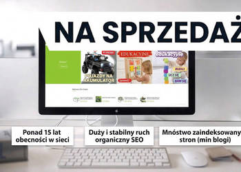 Działający sklep internetowy z zabawkami, kilkunastoletnia historia, baza k