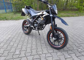 KSR TR125 supermoto swap aprilia