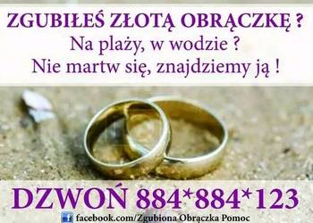 Usługi wykrywaczem metali zgubiłem obrączkę nurek