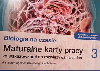 Biologia na czasie 3 używane karty pracy księgarnia Warszawa