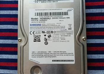 Dysk twardy Samsung 500 GB + kabel SATA