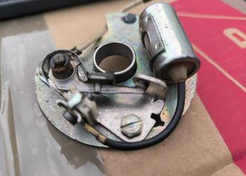 Fiat 125p Polonez  płytka przerywacza alternatora kondensator przerywacz