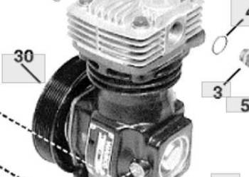John Deere 7600 7700 7800 Sprężarka AL78940