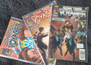 Star Trek Voyager - 3 oryginalne komiksy Marvel USA