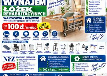 Wynajem łóżek rehabilitacyjnych Warszawa 100 zł bez kaucji IMED TANIO