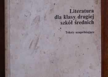 Kaliński, Sosnowski - Literatura dla klay II szkół średnich