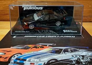 HONDA CIVIC EJ1 szybcy i wściekli model 1/43 Deagostini fast furious