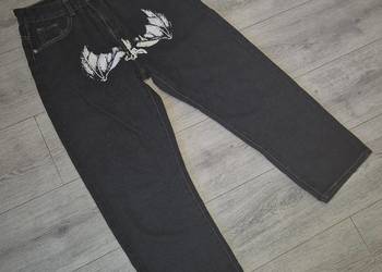 Spodnie jeansowe Baggy Y2K Streetwear rozm M