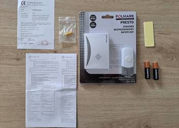 Dzwonek Bezprzewodowy Polmark Presto Profesional - Zasięg 300m IP44