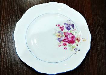 Talerz deserowy Porcelana Bogucice ø 19cm, lat 60-70' czasy PRL