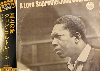 John Coltrane A Love Supreme EX+/VG+ Japan Obi LP 1973 Impulse! IMP-8806