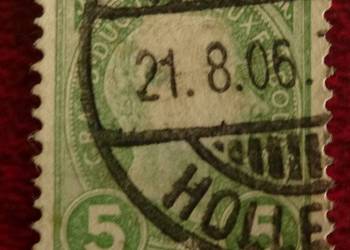 Znaczek - Luxembourg 1895 r. Mi 70 z rzadkim błędem.