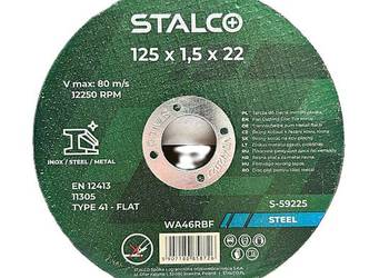 Tarcza do cięcia metalu Stalco S-59225 125x22,2mm 3 Szt.