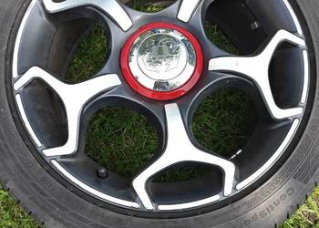 Felgi Abarth Fiat R17 ET39 4x100 + opony letnie