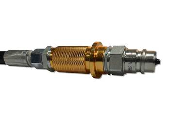 SZYBKOZŁĄCZE WTYCZKA EURO M22 + uchwyt znacznik wąż 1/2[8336