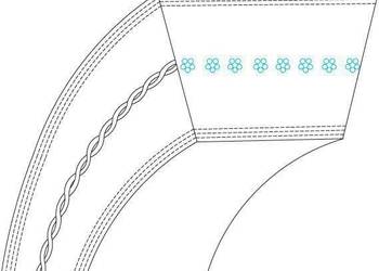 Pas klinowy (SA-37) (W400) 22431V45A11