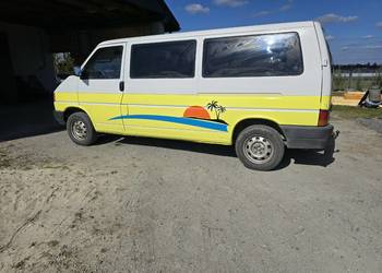 VW Transporter T4 2.4d LONG 1995r, 9 os, hak