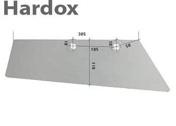 Lemiesz 300hektarów HARDOX 30340026/P części do pługa STEENO