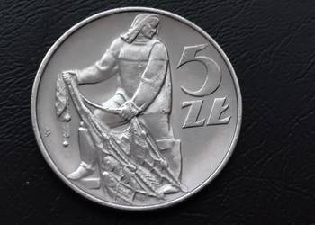 PRL 5 zł 1974r Rybak