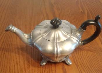 Stary czajniki Tepot Sheffield Pewter Shaw Fisher 120 lat WYSYŁKA