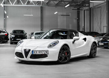 Alfa Romeo 4C SPIDER. Krajowa. 1 właściciel. Faktura VAT. Idealny stan.