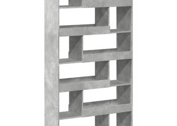 Regał/przegroda do pokoju szarość betonu 100x33x1875 cm WM-3309504
