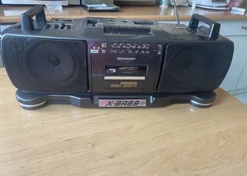 Radiomagnetofon dwukasetowy sharp