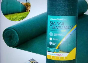 Siatka ogrodzeniowa zacieniająca 1,2x10m, 1,2x25m plus opaski mocujące