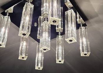 Lampa plafon kryształy