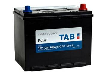 NOWY Akumulator Tab Polar S 70Ah 700A EN Japan prawy plus