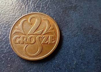 Stare monety 2 grosze 1938 2RP Polska piękna