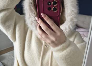 WeiWei Bluza Futerkowa Biała Chinese Style