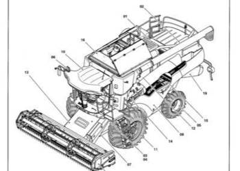 New Holland CR980 katalog części PL