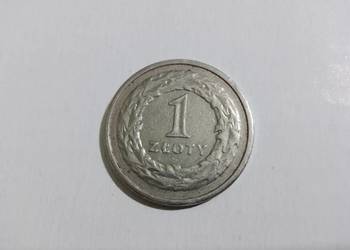 Moneta 1zł. złoty z 1991 roku. Nr.1
