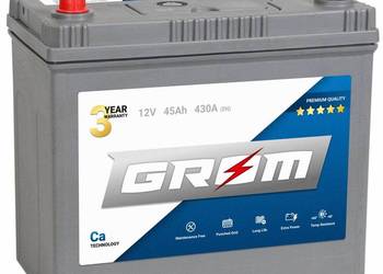 Akumulator GROM Premium 45Ah 430A Japan LEWY PLUS