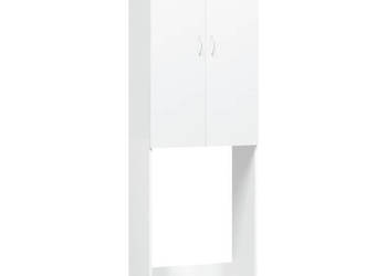 Szafka na pralkę biała 64 x 255 x 190 cm WM-808413