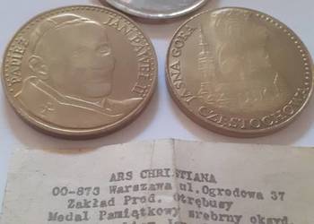 Medal pamiątkowy JPII Medal pamiątkowy JPII