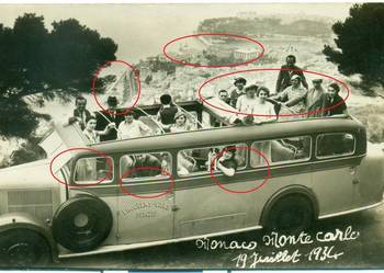 Rajd Monte Carlo 19 lipiec 1934 Phoceens Cars Nice Postkarte