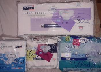 SENI pieluchomajtki M średnie na rzepy 1zł/szt.dla dorosłych