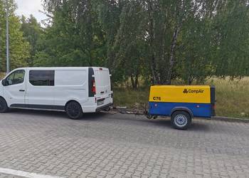 Kompresor spalinowy śrubowy Compair 76 Rejestracja