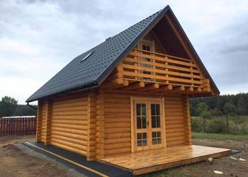 DOM Z BALI DREWNIANYCH CAŁOROCZNY LETNISKOW