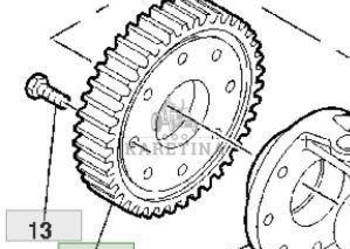 John Deere 9780CTS 9780i CTS 2005rok Bieg Koło Zębate 60 Zębów CE19116