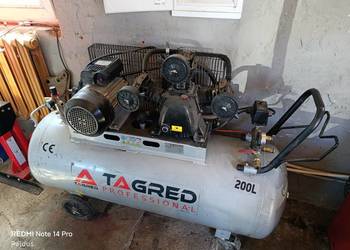 Kompresor sprężarka target 200l 3 cylindry 230v